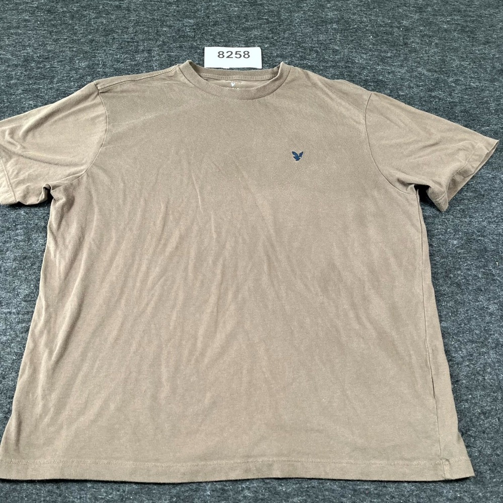 American Eagle Outfitters Super Soft T Shirt Mens L Brown Standard Fit Crew Neck
